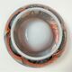 Vide poche Carlo Moretti verre opalin orange et noir design