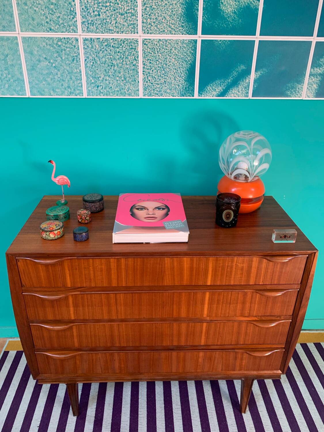 Vintage Scandinavian chest of drawers