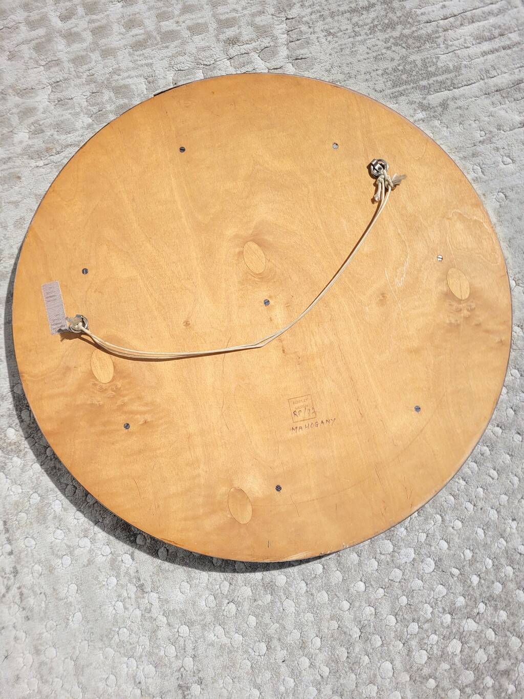 Round mirror "Rowley" London 1960 (57cm)