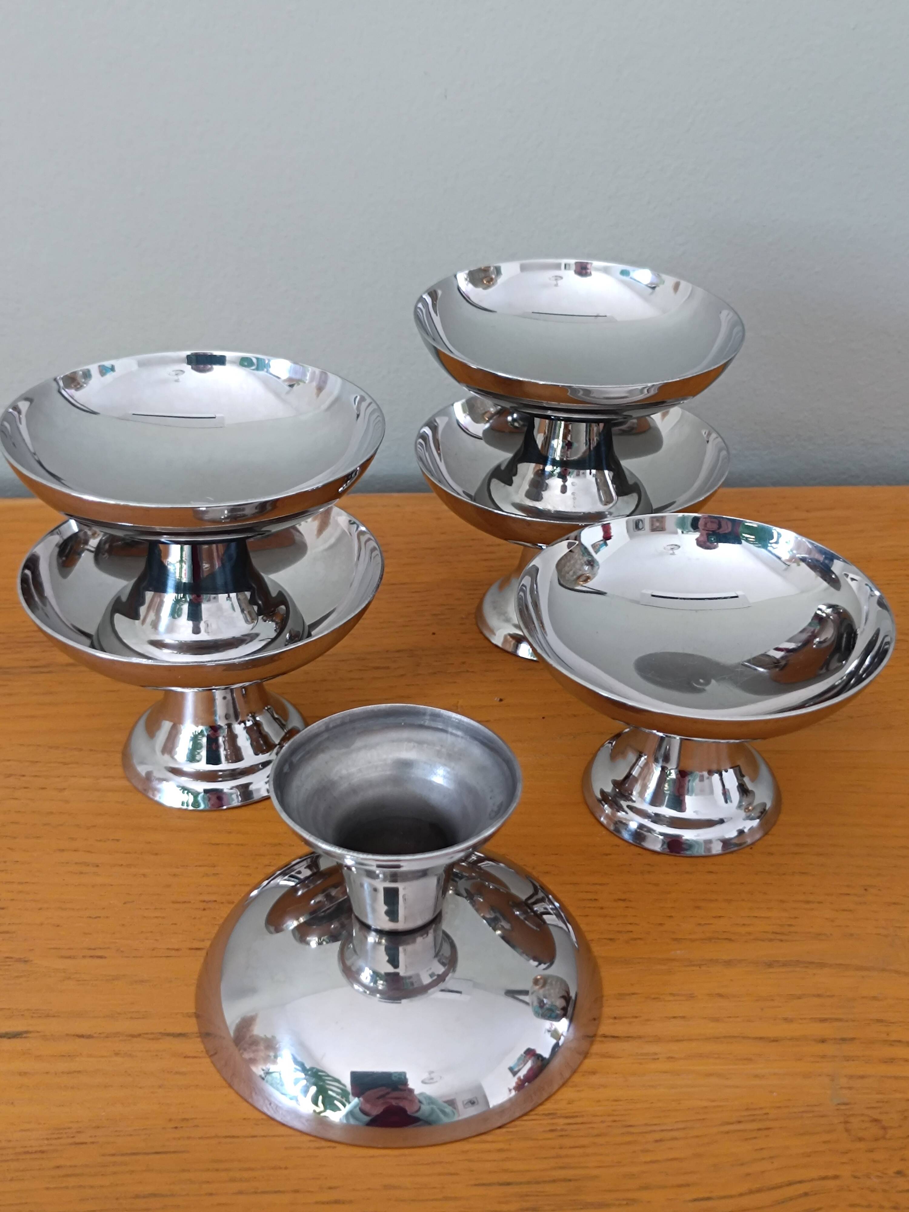 Guy Degrenne ice cream cups, set of 6