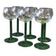 Set of 6 stemmed glasses from Arcoroc in very good condition.