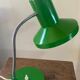 Green metal table lamp
