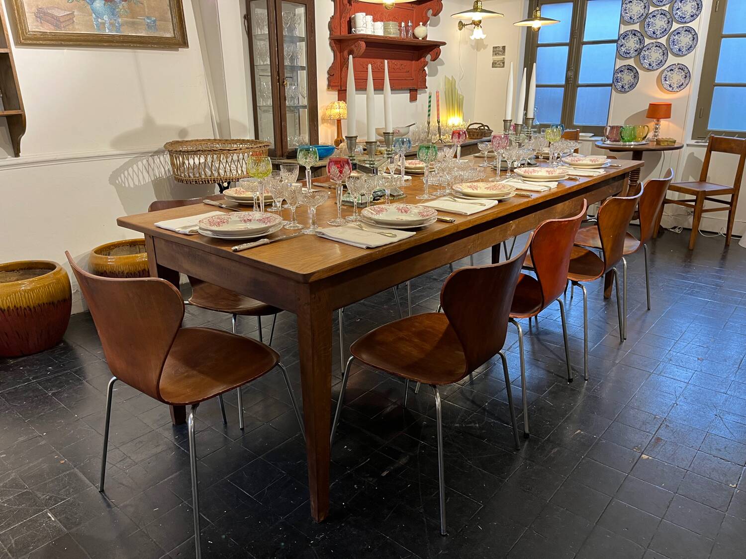 Large farm table