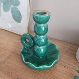 La Redoute x Selency ceramic candle holder 06 green