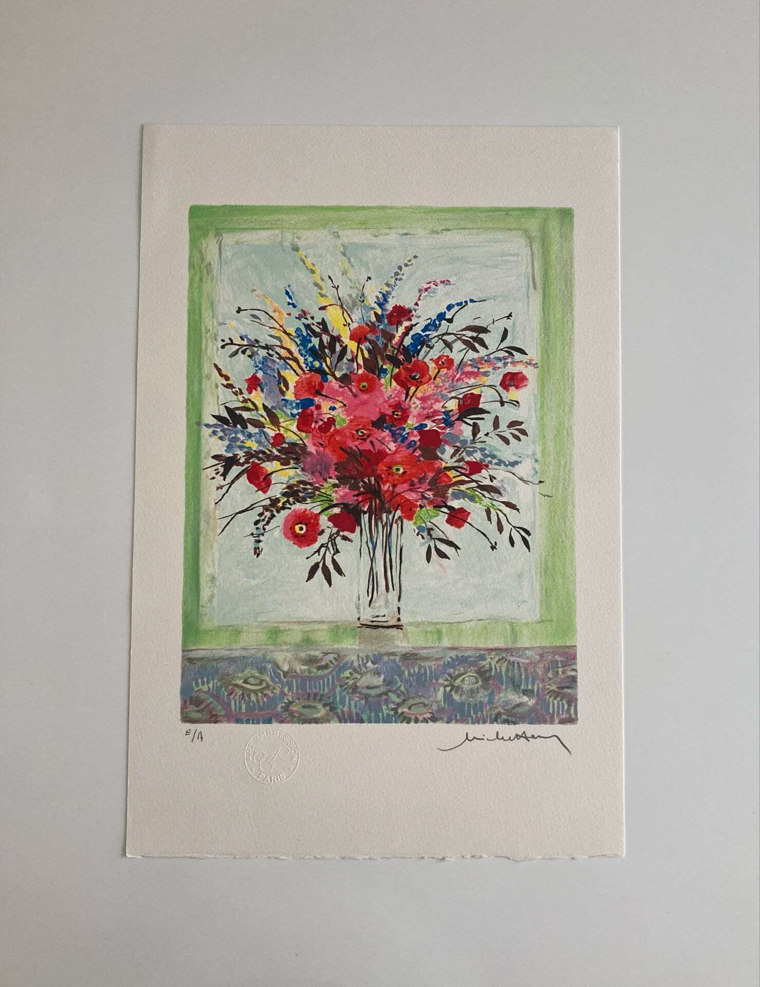 Michel Henry - Signed lithograph and justified artist's proof
