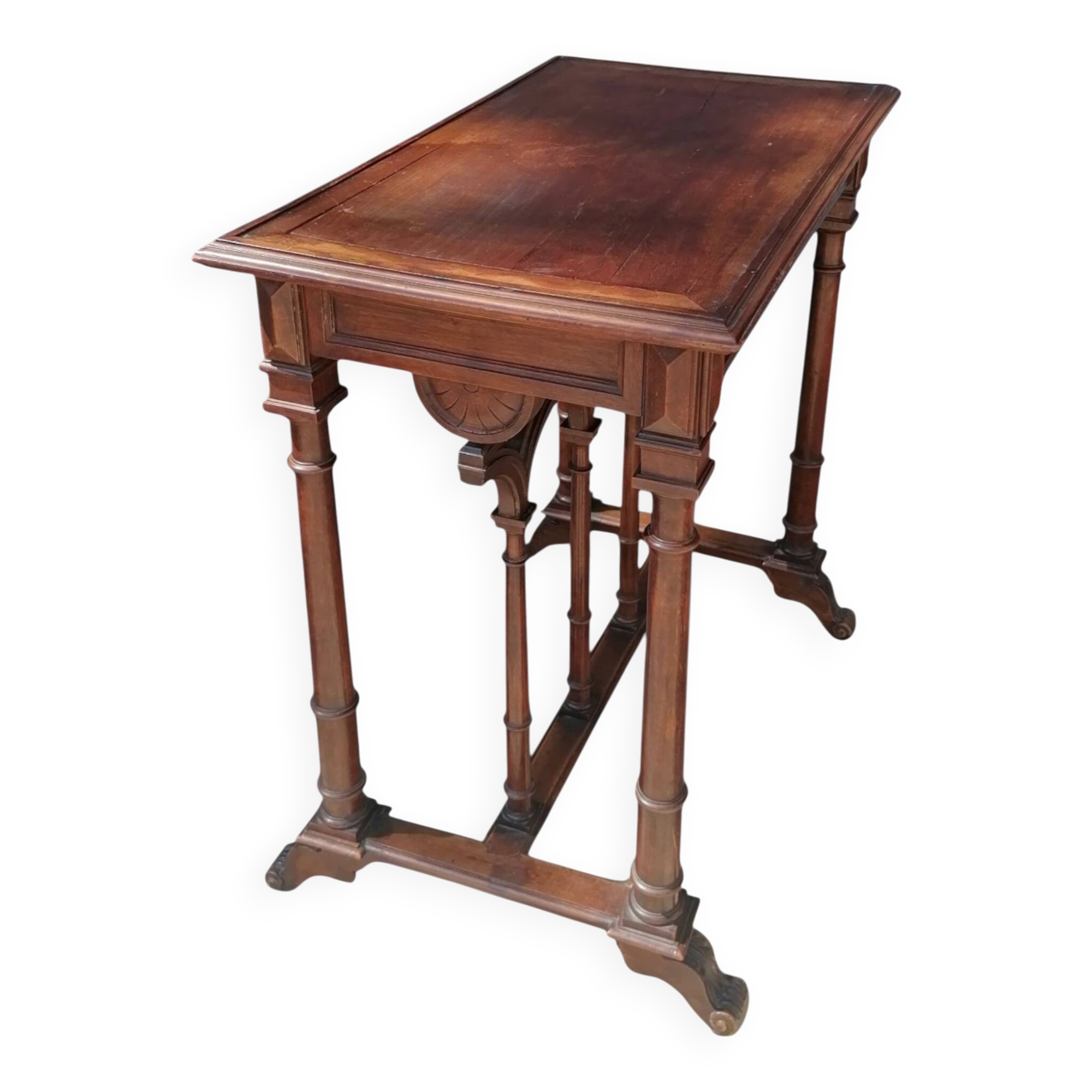 Antique side table - Dark academia, gothic - Henri II style