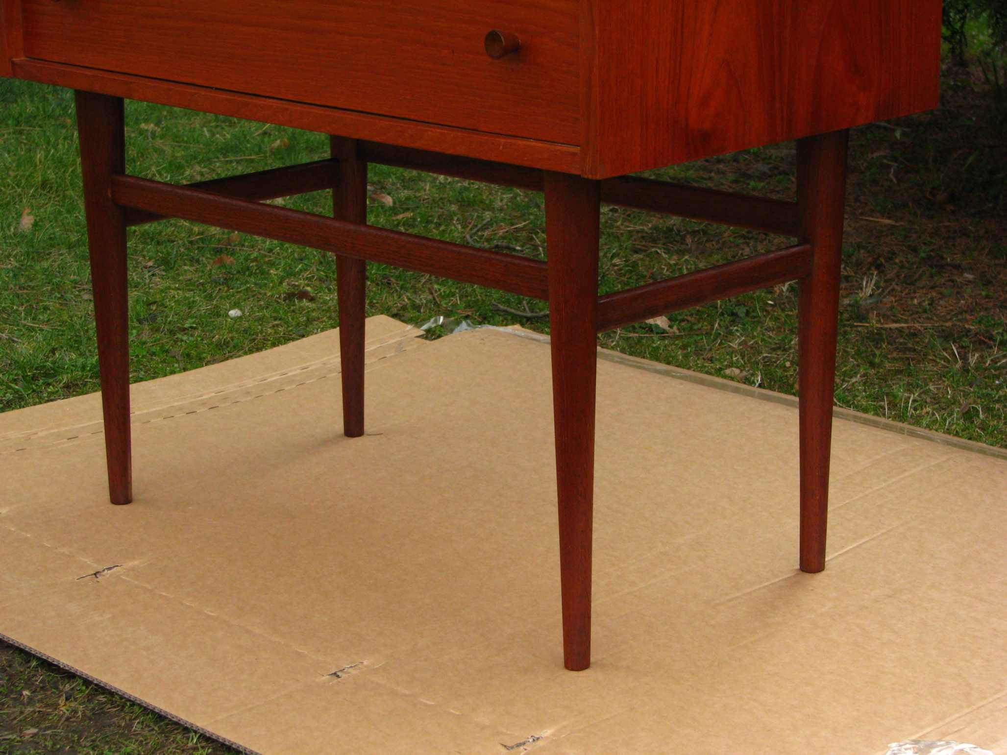Secretaire with a key from the 1960s / 70s, Denmark, teak wood