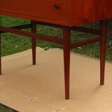 Secretaire with a key from the 1960s / 70s, Denmark, teak wood