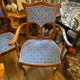 Art nouveau lounge set, 1 sofa + 2 armchairs + 2 chairs, ca 1900