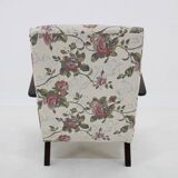 1950s Jindrich Halabala Restored Gobelin Armchair, Czechoslovakia