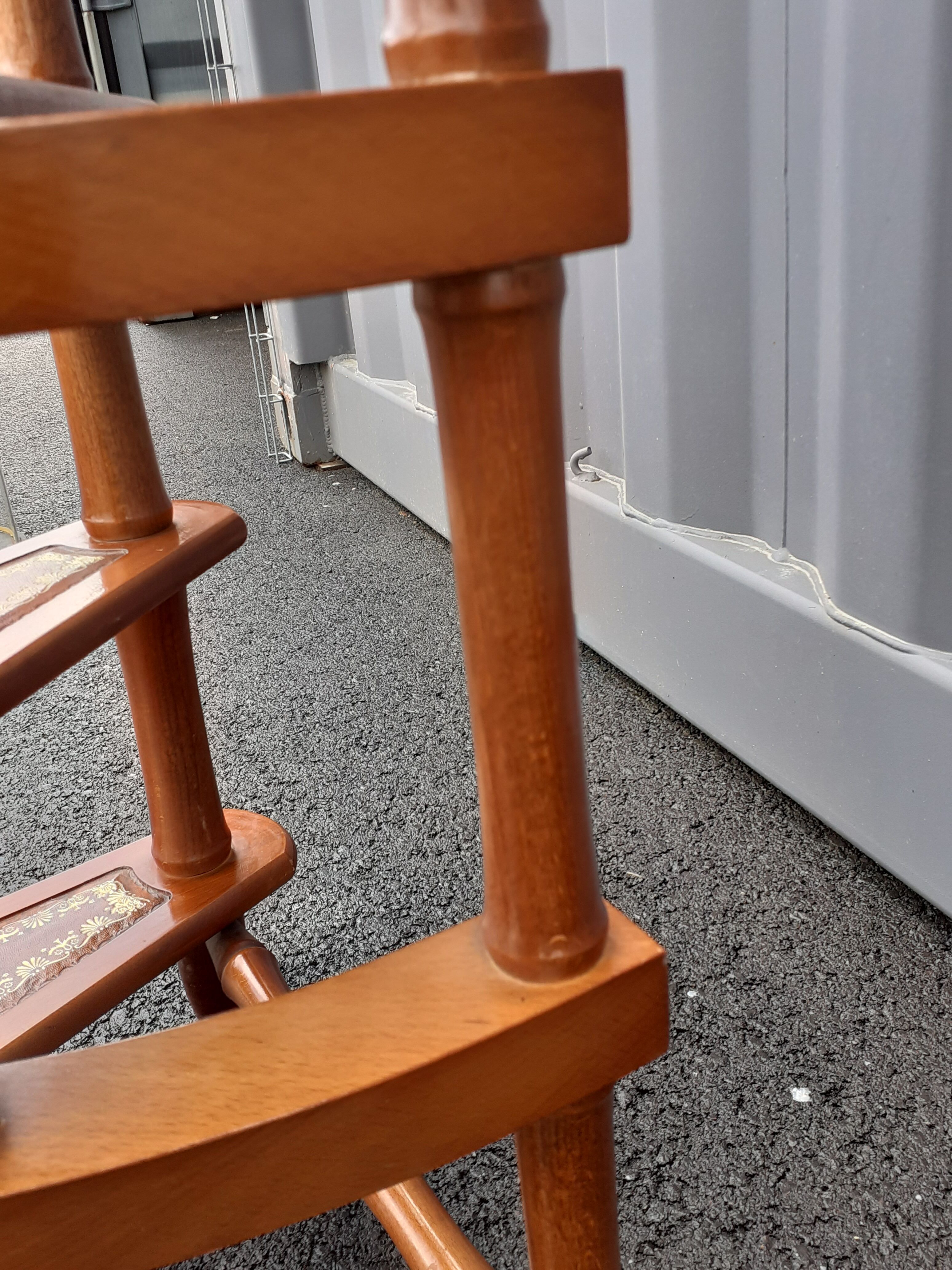Ancient library staircase