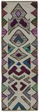 Handwoven Turkish Recycled Boho Rug 92 cm x 293 cm