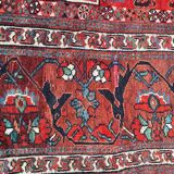 Nice old Persian carpet Afshar 220x298 cm