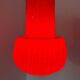Brutalist glass paste chandelier from the 70s