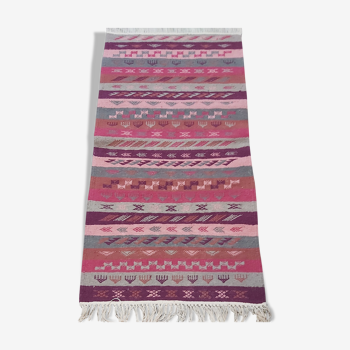 Tapis kilim fait main  138x73cm