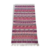 Handmade kilim carpet 138x73cm