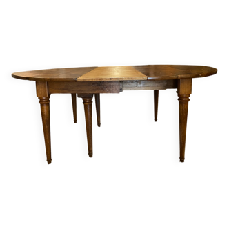 Large solid wood dining table
