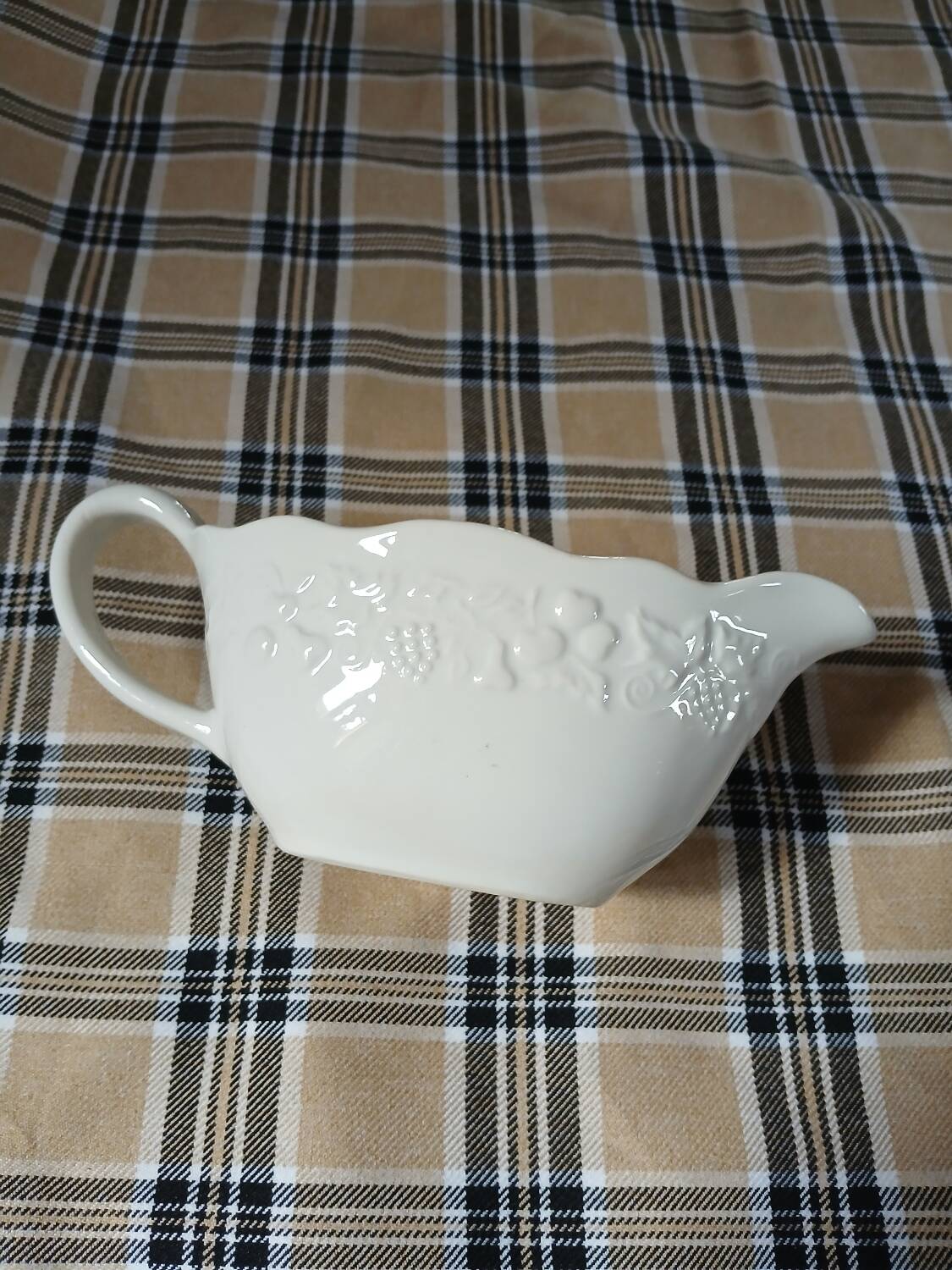 Antique sauce boat from Digoin and Sarreguemines