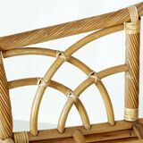 1970s vintage bamboo garden armchair