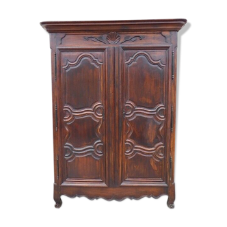 LouisXV walnut cabinet of the xviii century