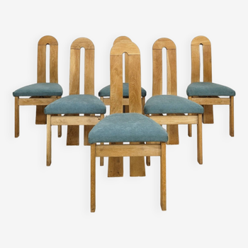 Set of vintage brutalist chairs