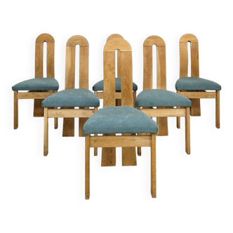 Set of vintage brutalist chairs