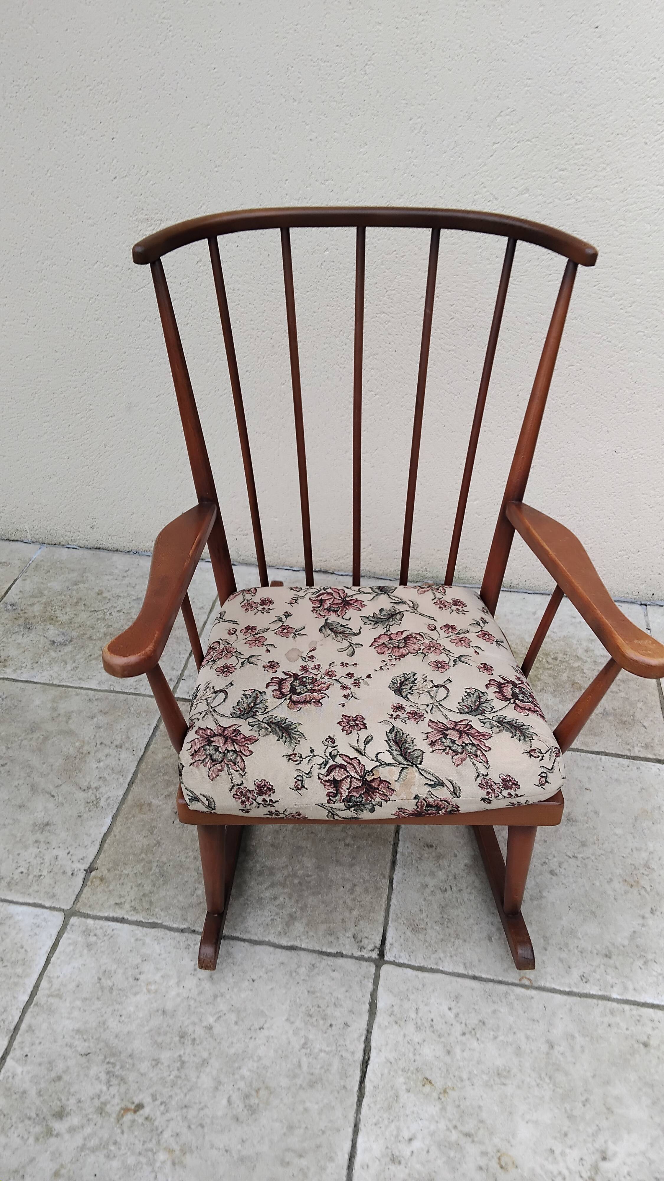 Baumann vintage rocking chair fan