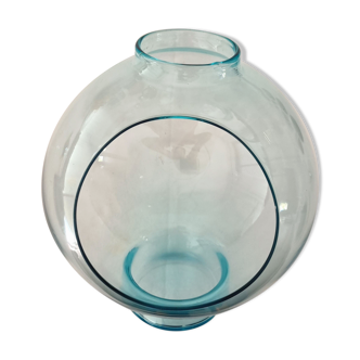 Blue porthole vase