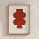 Abstract painting on paper - opra H401 - 30x40 - signed eawy