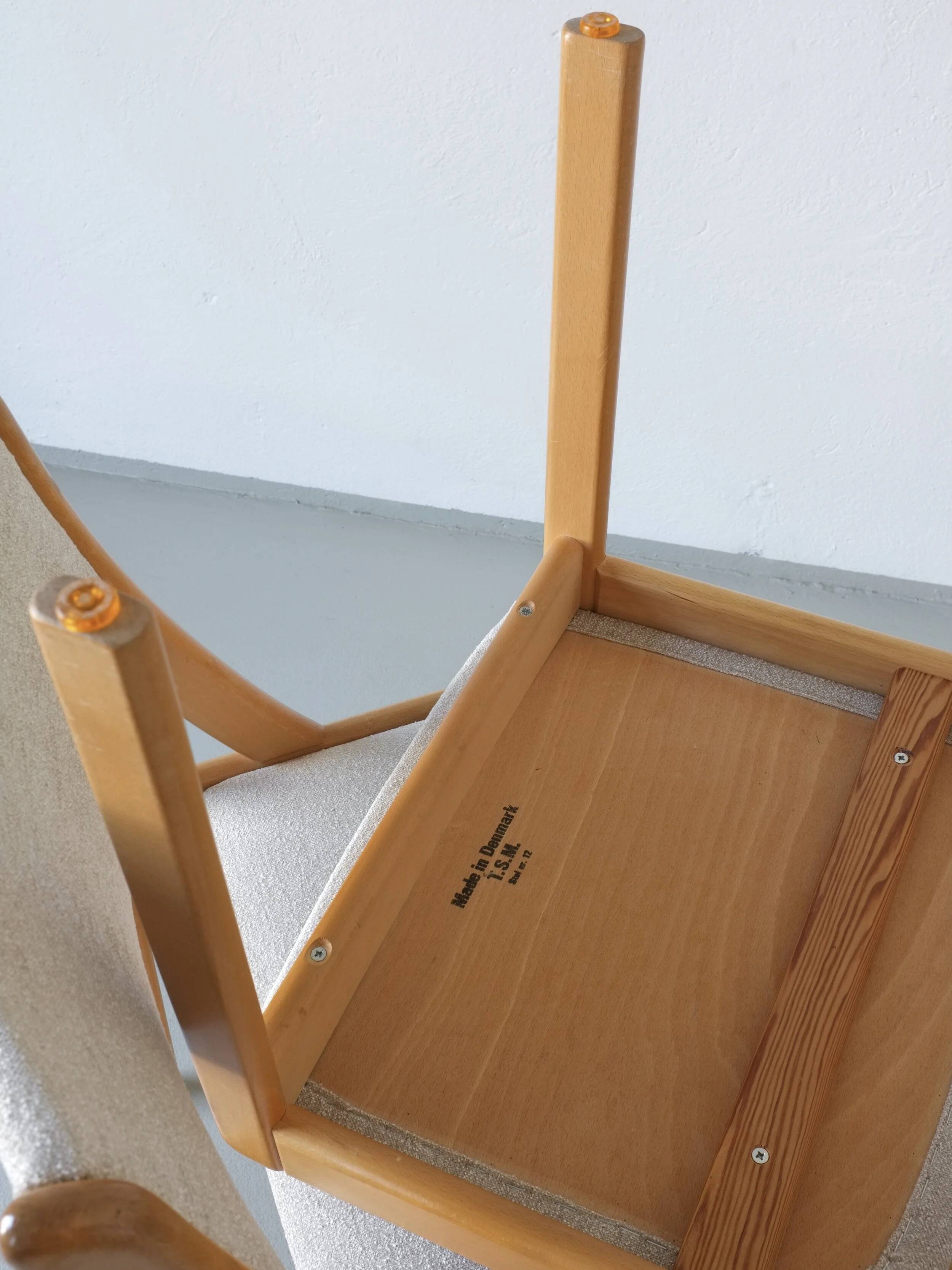 6 beechwood chairs | Thorsø Møbelfabrik | Denmark | 1980s