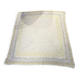 70s crochet blanket