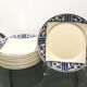 Set of 12 flat plates in Badonviller earthenware
