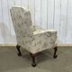 1930s English Chippendale walnut armchair