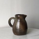 Glazed pitcher signed "Milky Way" decoration