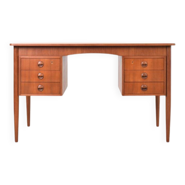 Mid-Century Danish Teak Desk, 1960s.