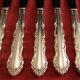 Service of 12 silver metal entremets Regency Sheffield