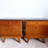 Vintage bedside tables from the 1950s.