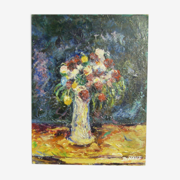 Peinture "vase de fleurs"