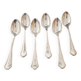 Christofle - Set of 6 Spatours model table spoons in silver-plated metal
