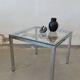 Chrome side table
