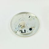 Large Amber Bubble Glass Ceiling Ceiling Light - H.Tynell, Limburg, 1960s