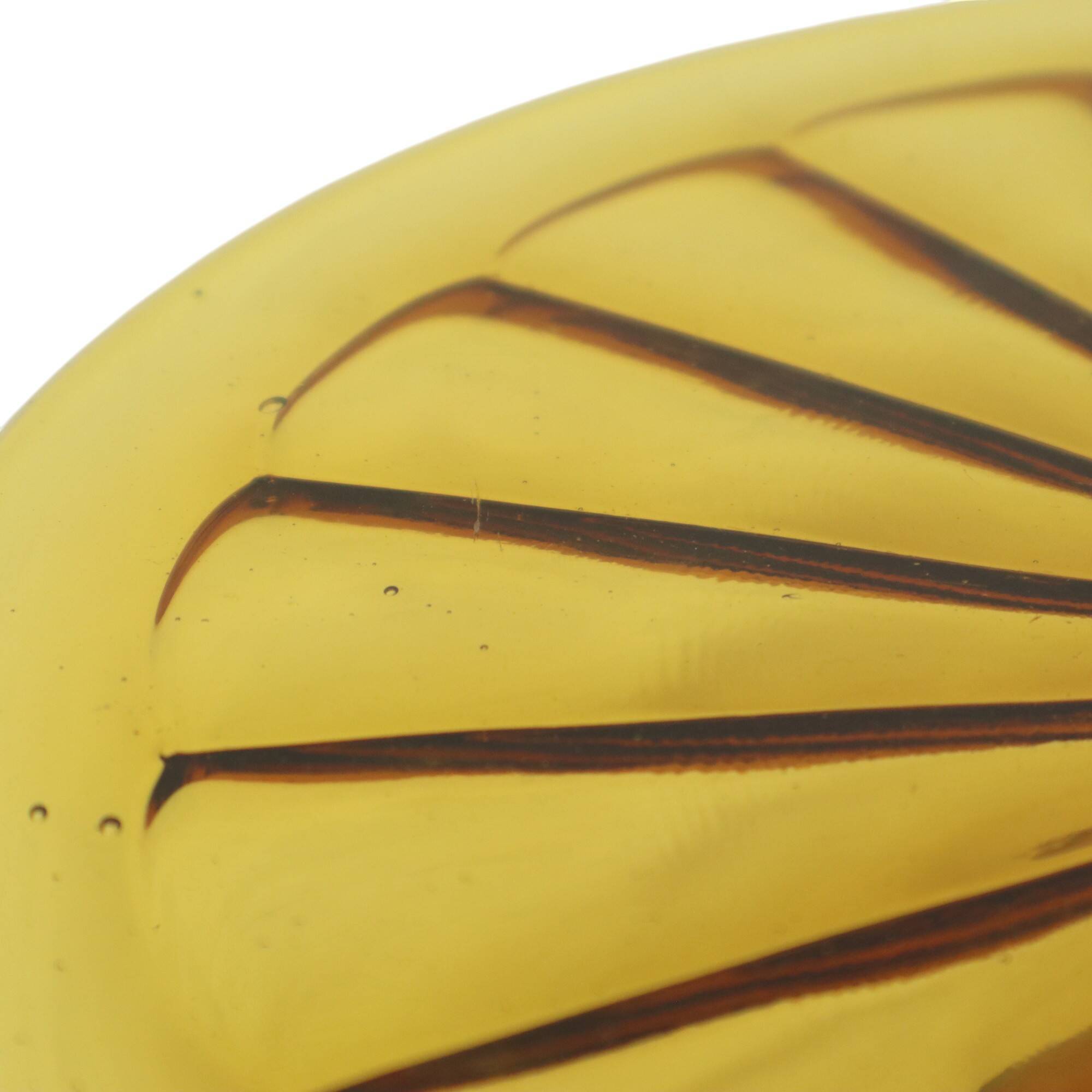 Amber Art Deco Cake Stand Pastry Dish Scailmont