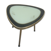 Tripod coffee table glass 1960