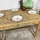 Table de ferme bois brut