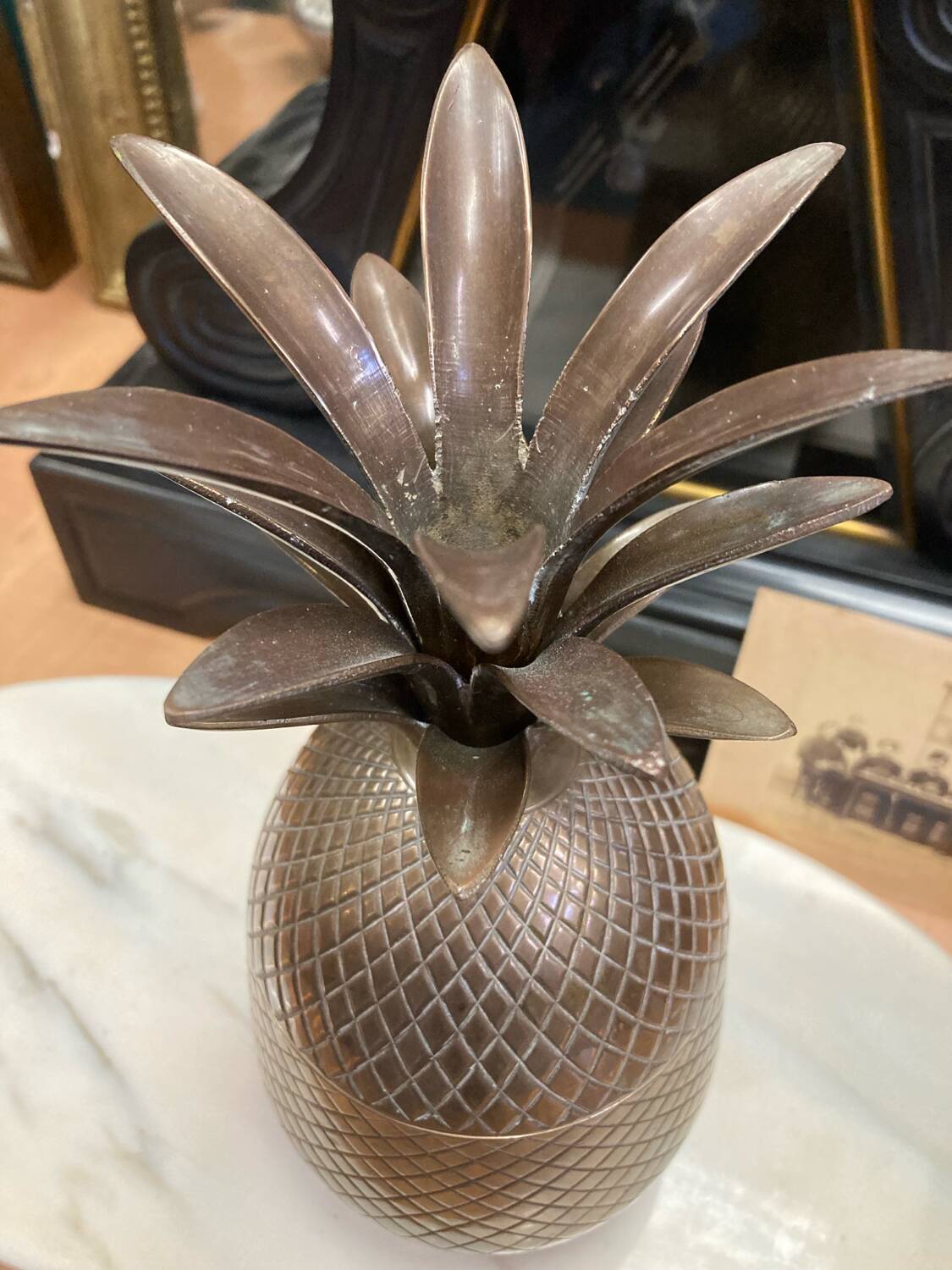 Brass Pineapple Ice Bucket