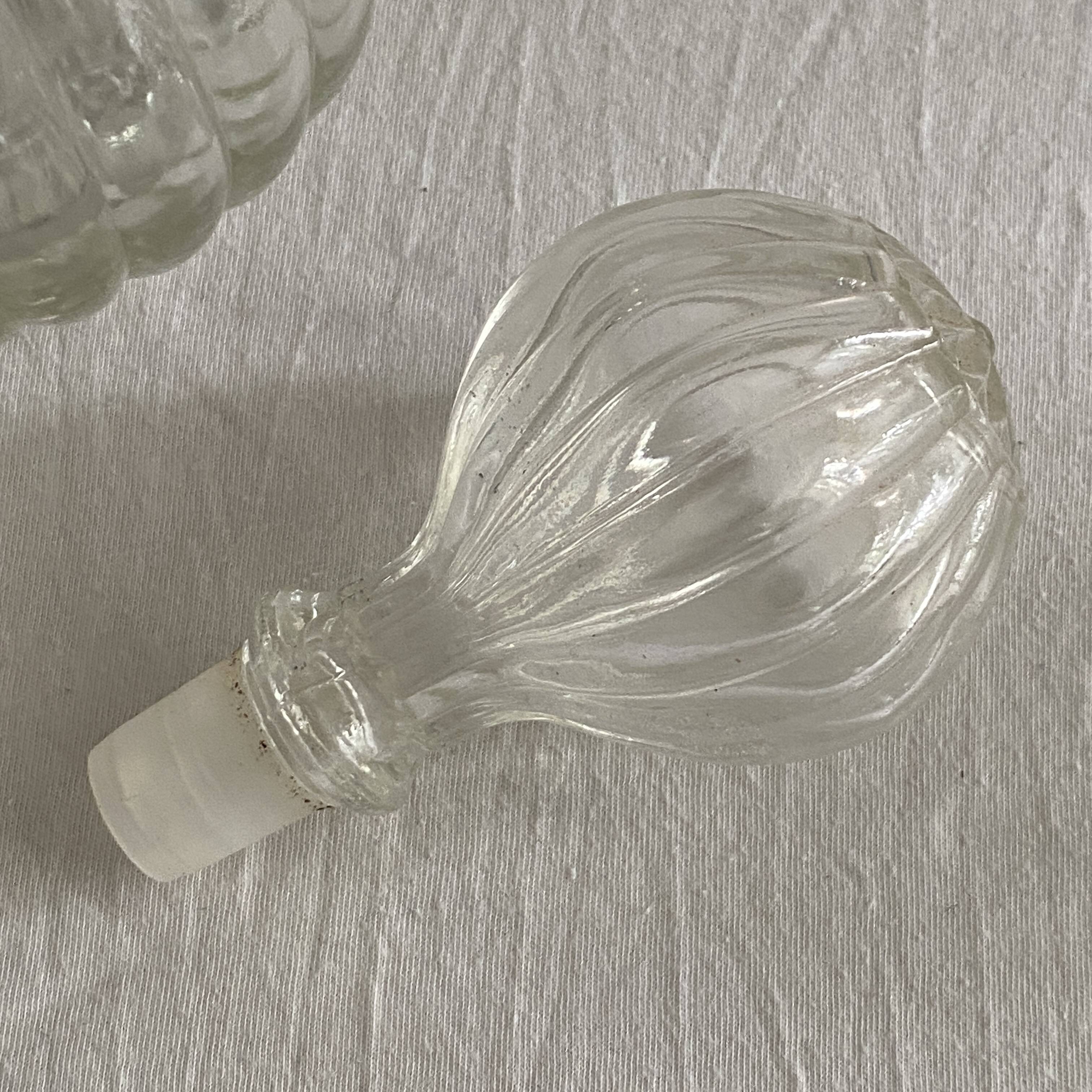 Vintage 1970s crystal decanter
