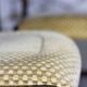 Set of 3 sleigh chairs by Baumann, 1960