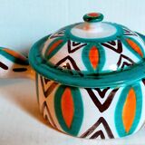 Ceramic fondue pot