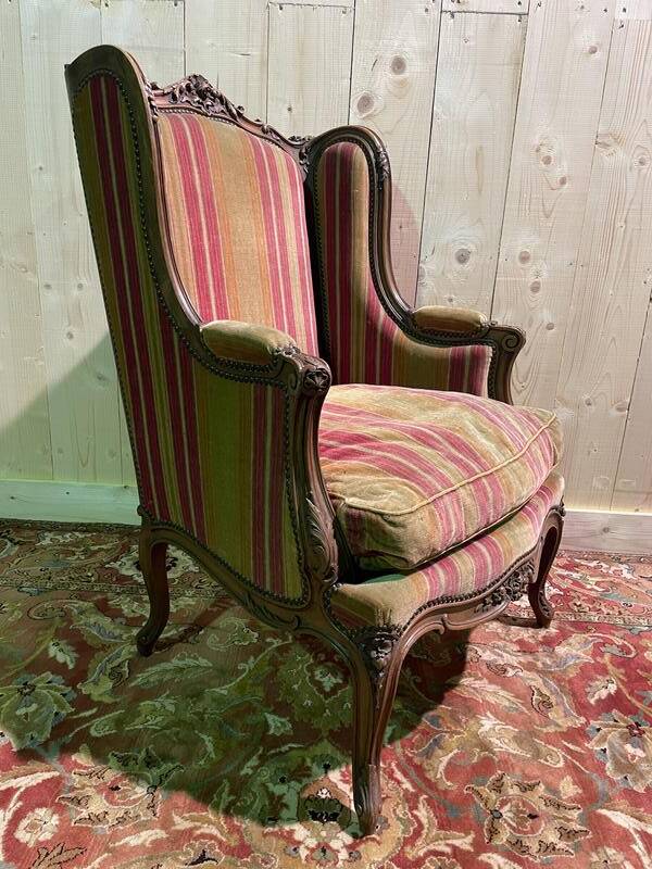 Armchair - Louis XV style wing chair