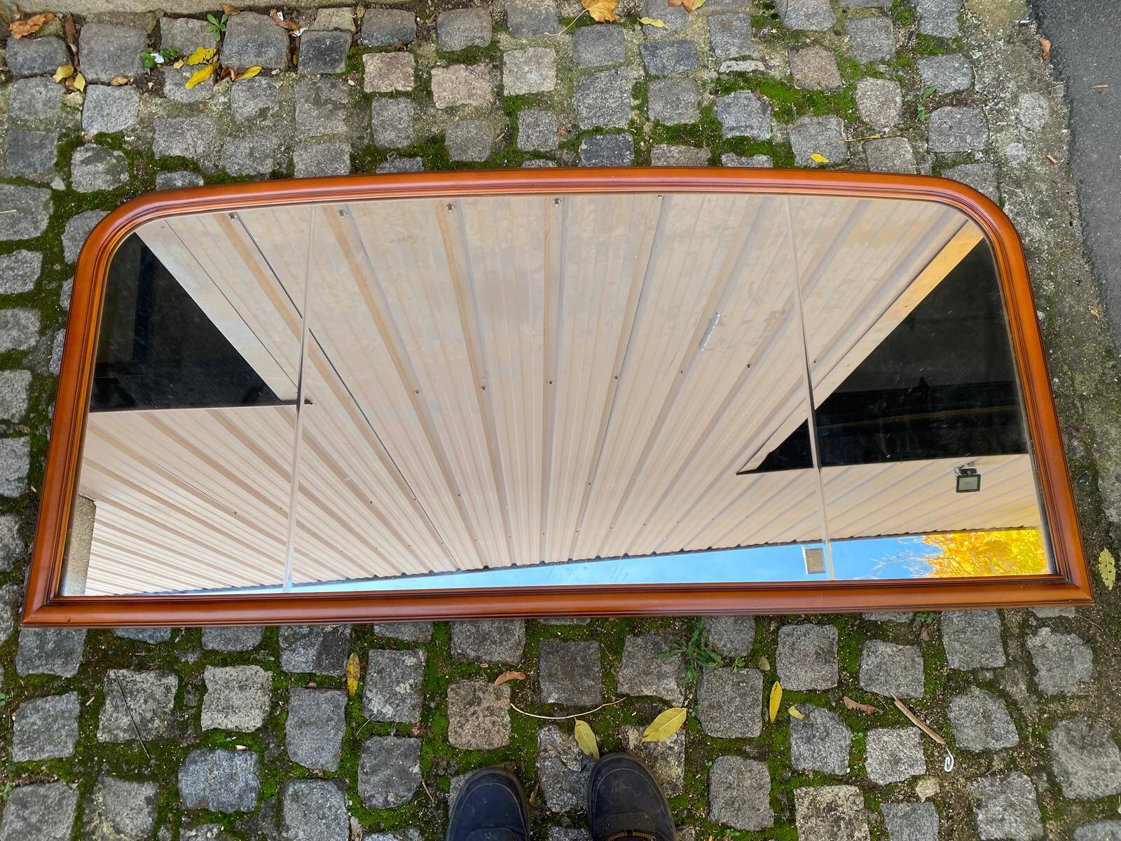 Louis Philippe concave bistro/brasserie mirror, 155x75cm